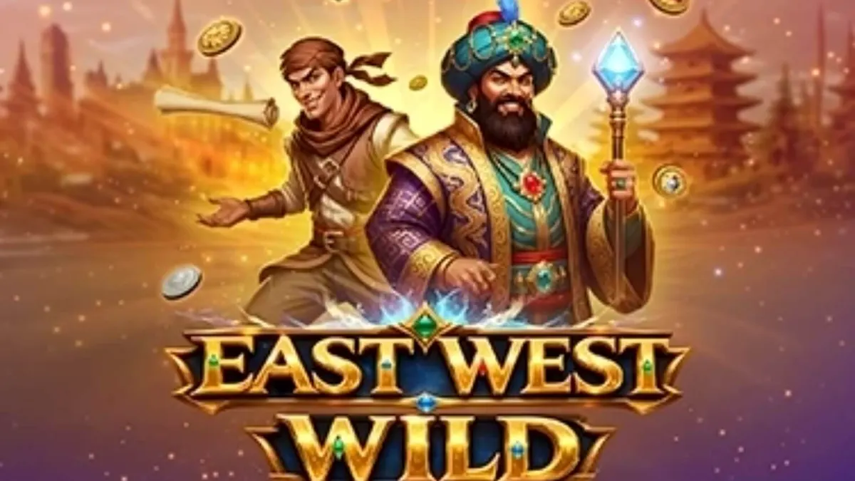 ภาพกราฟิกธีมเส้นทางสายไหมในเกมสล็อต East West Wild